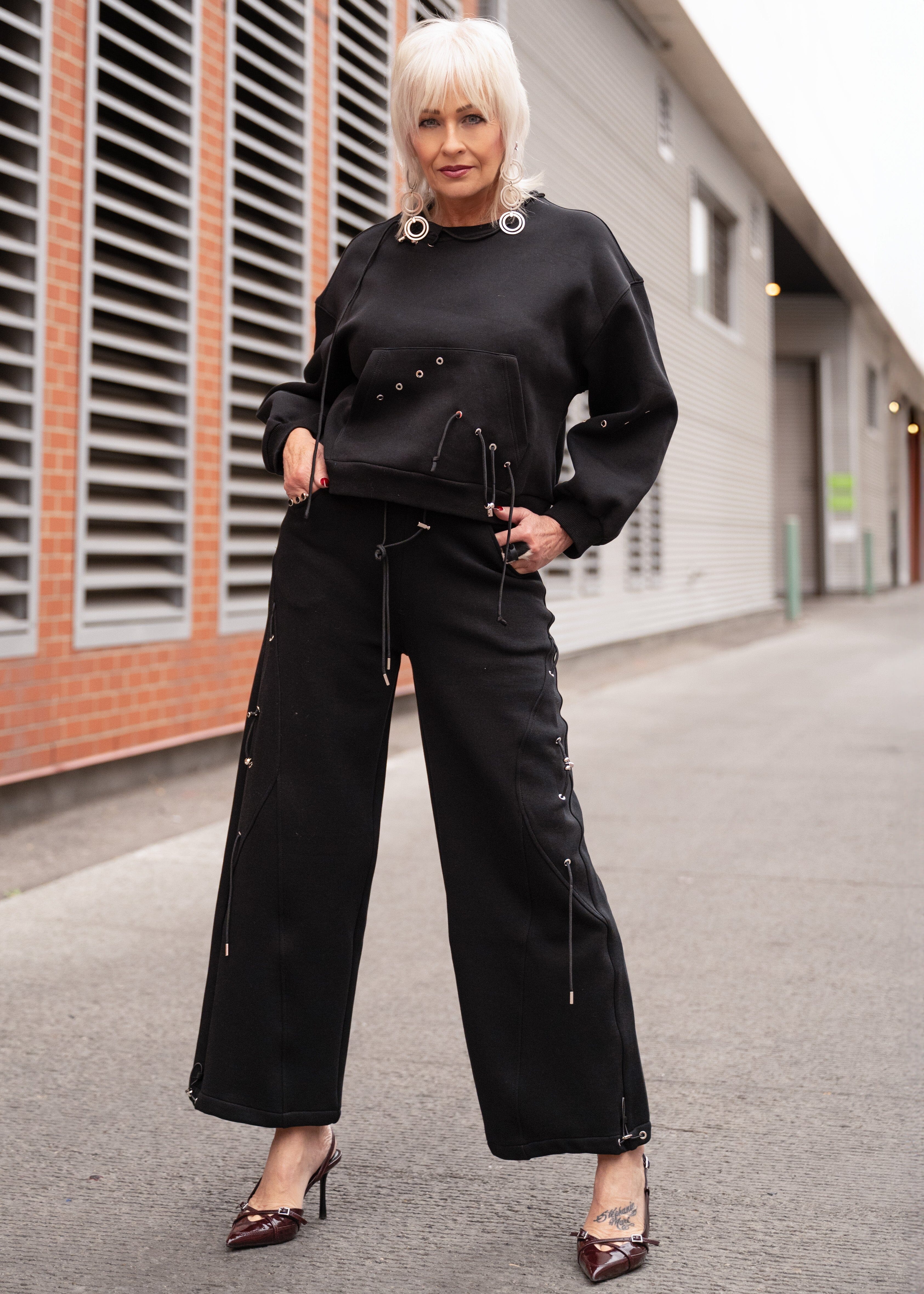 Drawstring Wide Leg Sweatpant Kate Hewko Kate Hewko Canada