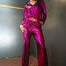 Hot Pink Metallic Set Two Piece Sets Kate Hewko 